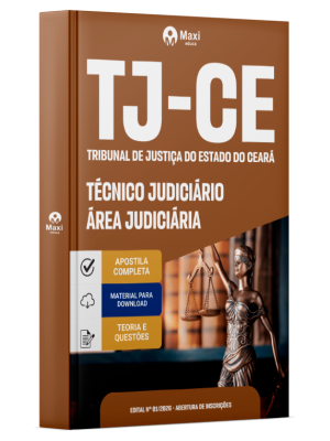 Apostila TJ-CE  2026 - Técnico Judiciário – Área Judiciária