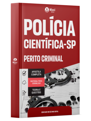 Apostila Polícia Científica-SP 2026 em PDF - Perito Criminal