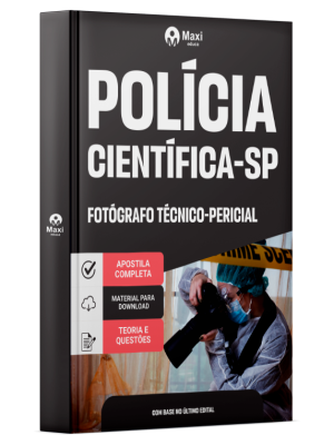 Apostila Polícia Científica-SP 2026 - Fotógrafo Técnico-Pericial