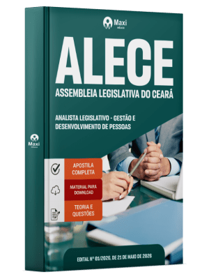 Apostila ALECE 2026 - Analista Legislativo - Gestão e Desenvolvimento de Pessoas