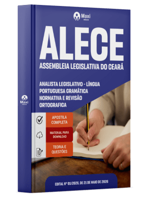 Apostila ALECE 2026 - Analista Legislativo - Língua Portuguesa - Gramática Normativa e Revisão Ortográfica