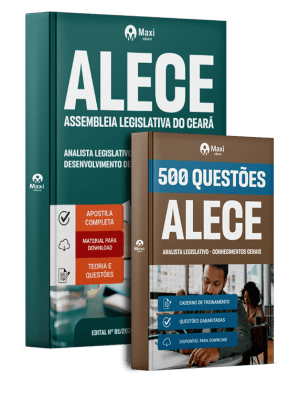 Combo ALECE 2026 - Analista Legislativo - Gestão e Desenvolvimento de Pessoas
