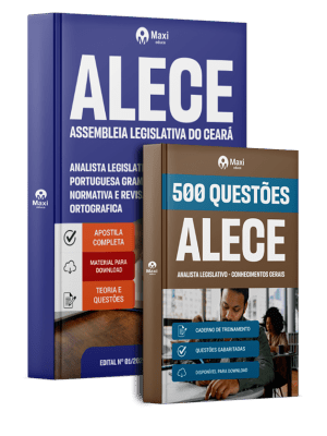 Combo ALECE 2026 - Analista Legislativo - Língua Portuguesa - Gramática Normativa e Revisão Ortográfica