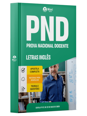 Apostila PND - Prova Nacional Docente 2026 - Letras Inglês