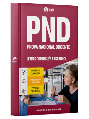 Apostila PND - Prova Nacional Docente 2026 - Letras Português e Espanhol