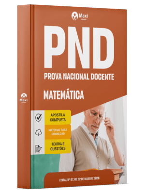 Apostila PND - Prova Nacional Docente 2026 - Matemática