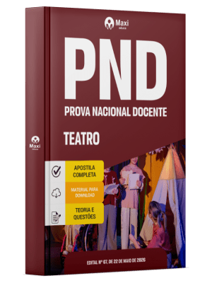 Apostila PND - Prova Nacional Docente 2026 - Teatro