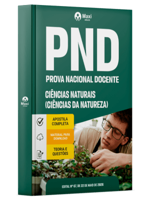 Apostila PND - Prova Nacional Docente 2026 - Ciências Naturais (Ciências da Natureza)