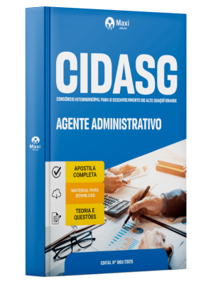 Apostila CIDASG 2026 em PDF - Agente Administrativo