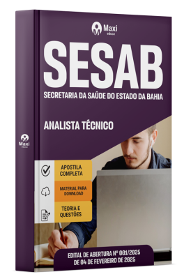 Apostila SESAB-BA 2025 - Analista Técnico