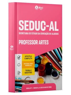 Apostila SEDUC-AL 2026 em PDF - Professor Artes