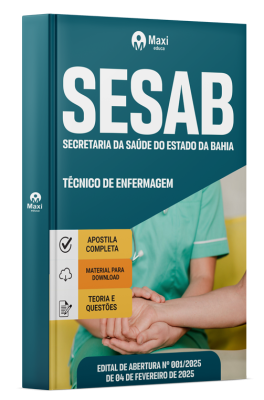 Apostila SESAB-BA 2025 - Técnico de Enfermagem