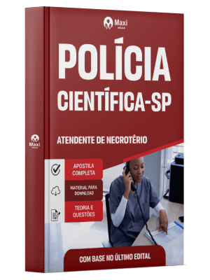 Apostila Polícia Científica-SP 2026 - Atendente de Necrotério