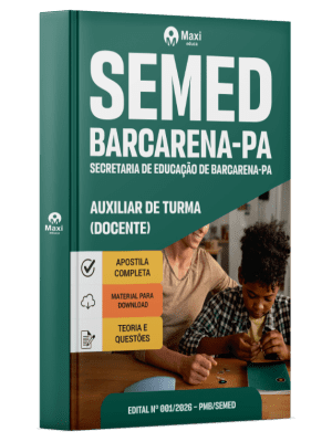 Apostila SEMED Barcarena-PA 2026 - Auxiliar de Turma (Docente)