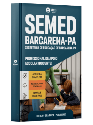 Apostila SEMED Barcarena-PA 2026 - Profissional de Apoio Escolar (Docente)