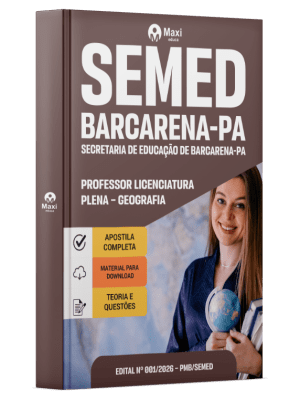 Apostila SEMED Barcarena-PA 2026 - Professor Licenciatura Plena - Geografia