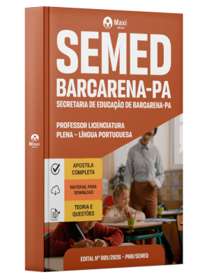Apostila SEMED Barcarena-PA 2026 - Professor Licenciatura Plena - Língua Portuguesa