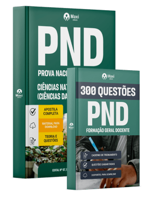 Combo PND - Prova Nacional Docente 2026 - Ciências Naturais (Ciências da Natureza)