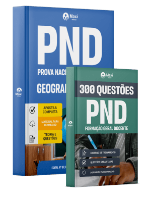 Combo PND - Prova Nacional Docente 2026 - Geografia