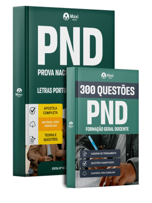 Combo PND - Prova Nacional Docente 2026 - Letras Português e Inglês