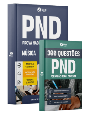 Combo PND - Prova Nacional Docente 2026 - Música