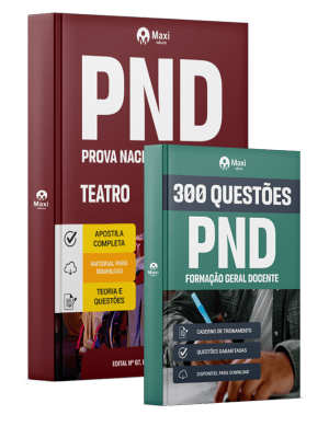 Combo PND - Prova Nacional Docente 2026 - Teatro