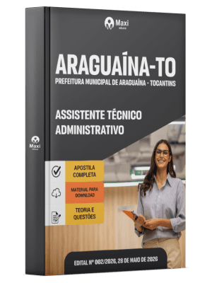 Apostila Prefeitura de Araguaína-TO 2026 - Assistente Técnico Administrativo