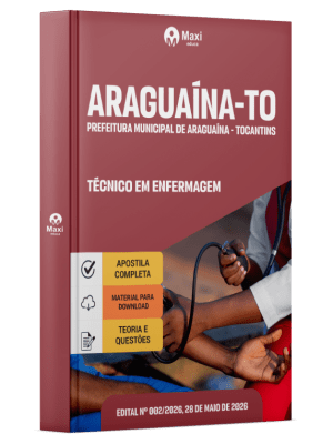 Apostila Prefeitura de Araguaína-TO 2026 - Técnico em Enfermagem