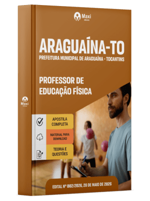 Apostila Prefeitura de Araguaína-TO 2026 - Professor de Educação Física