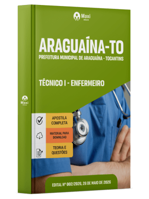 Apostila Prefeitura de Araguaína-TO 2026 - Técnico I - Enfermeiro