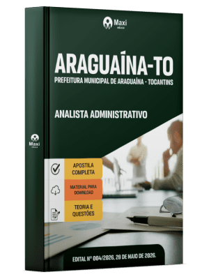Apostila Prefeitura de Araguaína-TO 2026 - Analista Administrativo