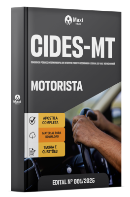 Apostila CIDES-MT 2025 - Motorista