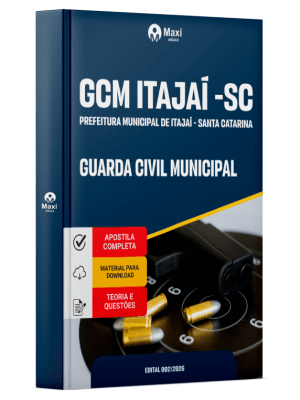 Apostila Prefeitura de Itajaí-SC 2026 - Guarda Municipal