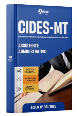 Apostila CIDES-MT 2025 - Assistente Administrativo
