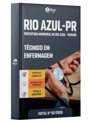 Apostila Prefeitura de Rio Azul-PR 2026 - Técnico em Enfermagem