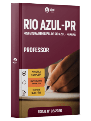Apostila Prefeitura de Rio Azul-PR 2026 - Professor