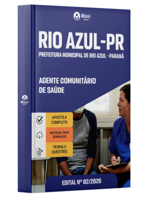 Apostila Prefeitura de Rio Azul-PR 2026 - Agente Comunitário de Saúde