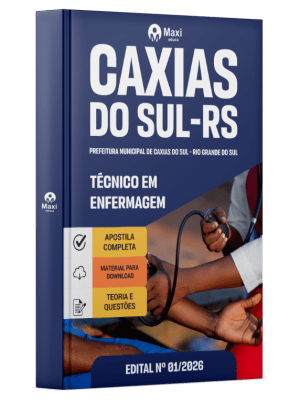 Apostila Prefeitura de Caxias do Sul-RS 2026 - Técnico em Enfermagem