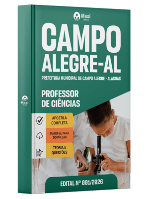 Apostila Prefeitura de Campo Alegre-AL 2026 em PDF - Professor de Ciências