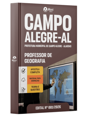 Apostila Prefeitura de Campo Alegre-AL 2026 em PDF - Professor de Geografia