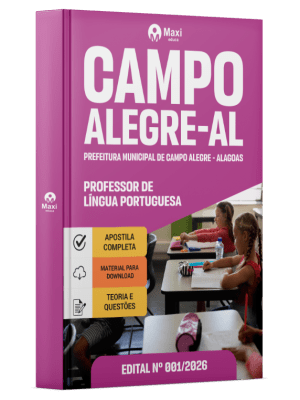 Apostila Prefeitura de Campo Alegre-AL 2026 - Professor de Língua Portuguesa