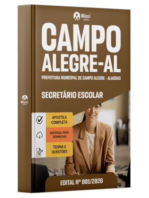 Apostila Prefeitura de Campo Alegre-AL 2026 - Secretário Escolar