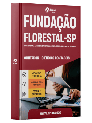 Apostila Fundação Florestal 2026 - Contador - Ciências Contábeis