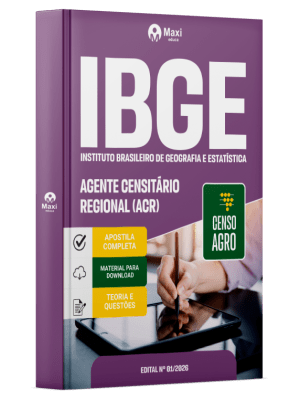 Apostila IBGE CENSO 2027 - Agente Censitário Regional (ACR)