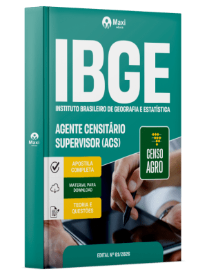 Apostila IBGE CENSO 2027 em PDF - Agente Censitário Supervisor (ACS)