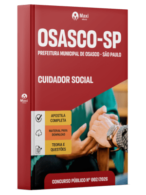 Apostila Prefeitura de Osasco-SP 2026 - Cuidador Social
