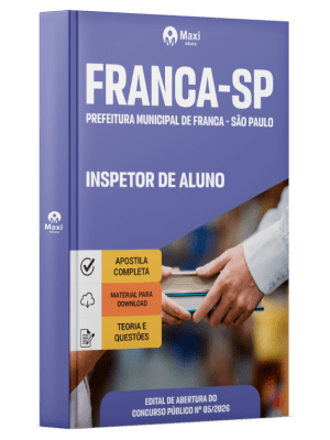 Apostila Prefeitura de Franca-SP 2026 - Inspetor de Aluno