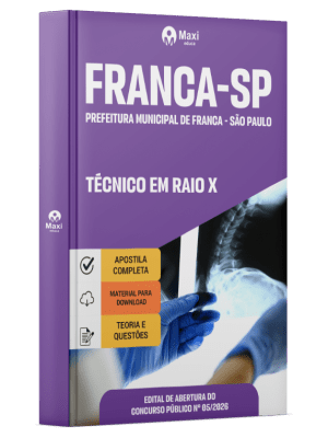 Apostila Prefeitura de Franca-SP 2026 - Técnico em Raio X
