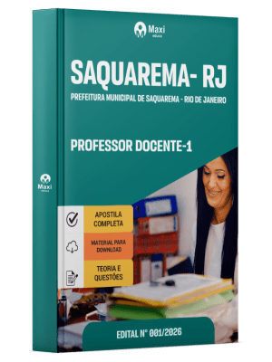 Apostila Prefeitura de Saquarema-RJ 2026 - Professor Docente-1