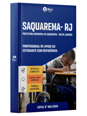 Apostila Prefeitura de Saquarema-RJ 2026 - Profissional de Apoio ao Estudante com Deficiência